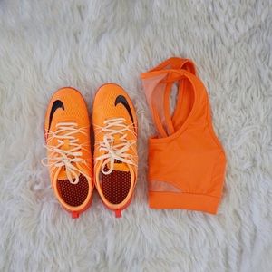 Orange Gym Set, Sz 6 / S